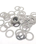Ultra Thin Flat Washer Set For Automotive And Machinery 250 Pcs DIN 988 M2 M3 M4 M5 M6 M7 M8 304 Stainless Steel Slim Shim Gasket Assortment Kit With Box 0.1mm Tolerance For Quick Repairs, stacked stainless steel washers