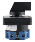 Side view of Heavy Duty 20A 660V Rotary Cam Changeover Switch, 2-Position 4-Terminal SZW26-20/C02.1 with 45-degree indexing