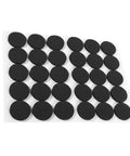 Self Adhesive Furniture Pads 30 Pack For Wood Floors Desks And Walls Non Slip Rubber Feet Cushions Garden Kneeling Mats Black Floor Protectors