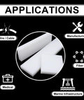 Applications of UHMWPE Tapping Block For DIY Projects, Flooring, Machining And Engineering in diverse industries.
