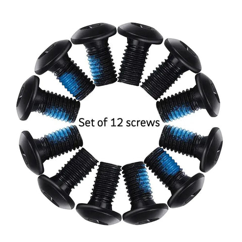 Set of 12 screws for 180mm Bike Disc Brake Rotors Set Of Two With 12 Screws For Most Road Mountain BMX Bikes Durable 6 Bolt Pattern