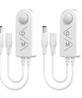 Motion Activated LED Dimmer Controller With PIR Sensor, DC12-24V, 3A Max, Infrared Sensor, 2 Pack shown front view