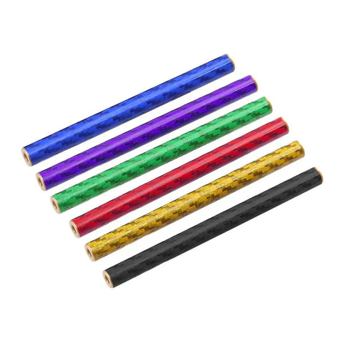 Carbon Fiber Chassis Braces Tubes Set Of Four For 1 To 10 RC Crawler Bumpers And Bull Bars 67mm 70mm 78mm Red Gloss Finish