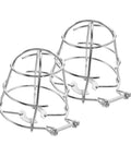 Top Shelf Fire Sprinkler Head Protector Cage Covers For Upright Pendant Sidewall Compatible Systems Built Tough Impact Resistant Safety Guards, silver steel cages.