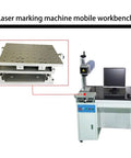 Aluminum 2 Axis Moving Work Table For Laser Marking And Engraving Machines Adjustable XY Axis Portable 210 By 150 mm Platform