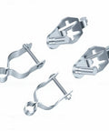 Heavy Duty T Post Gate Hinge For Farm Fences, Rustproof Steel Gate Hanger with secure pin and hinge, tool-free installation