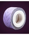 Dude This Super Versatile Rectangular Hand Torn Emery Cloth Sandpaper Roll Is A Total Game Changer For Any Dry Sanding Setup And Features A Clean Purple Finish Plus 240 Grit With 70mm Width And 12M Length For Maximum Planing Power, showing roll of purple emery cloth sandpaper.