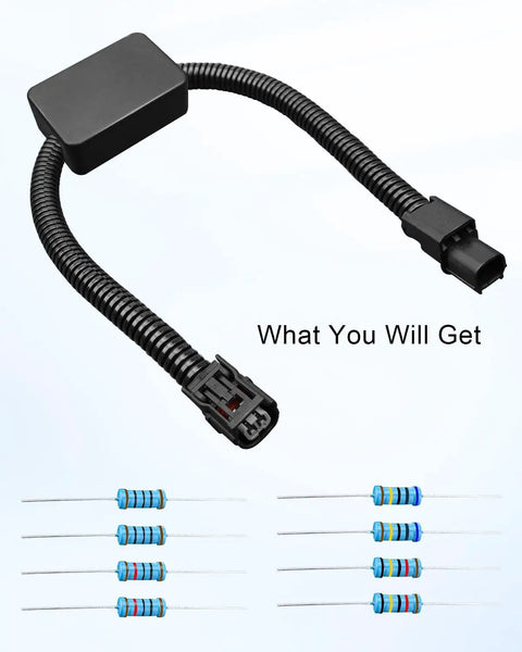 Muzzler Harness Disable Kit For Honda 3 5L V6 Engine That Keeps All Cylinders Active And Beefed Up Power showing harness and resistors