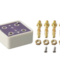Four Wire Short Socket for Digital Multimeter Calibration and Instrument Verification with gold-plated banana connectors and screws