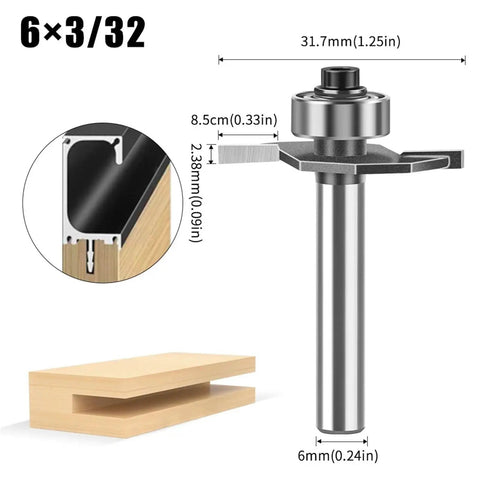 Rock Your Woodworking With Super Tough Tungsten Ball Nose Router Bits That Fit 6mm Or 12mm Shanks Perfectly For Hot Milling Jobs, showcasing dimensions and design.