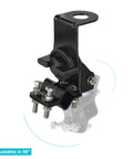 Adjustable Vehicle CB Radio Antenna Mirror Mount Bracket for Car Truck SUV Roof Rack, SO239 Female Connector 16mm Interface