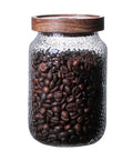 Keep Your Stash Fresh With These Top Notch Sealed Tea Canisters And Coffee Bean Jars Crafted From Durable Glass super simple 700 ml glass jar with coffee beans.