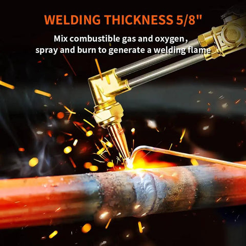 Heavy Duty Cutting Torch Kit For Metalworking Be Your Workhorse Oxygen Propane Acetylene Options welding flame