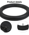 Heavy Duty 20x4 Inch Bike Inner Tube For Fat Tire Snow Bikes Made From Thick Puncture Proof Rubber For Harsh Winter Terrain And Long Lasting Rides, black valve detail