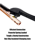 600 Amp Welding Electrode Holder Lead Assembly For ARC Stick Welder With Copper Heavy Duty Jaw Clamp and Flexible Cable