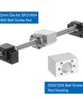 Pro Grade Ball Screw Nut Housing Seat Mount Bracket For SFU1204 CNC Machines beside ball screw assembly, rectangular aluminum
