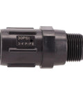 Drip Irrigation Pressure Regulator 30 PSI Three Quarter Inch Garden Hose Water Pressure Reducer Valve, black plastic