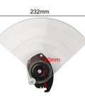 10 Inch Electric Miter Saw Blade Guard Replacement Fits 255 Saw Aluminum Machine Transparent Plastic Metal Protective Cover