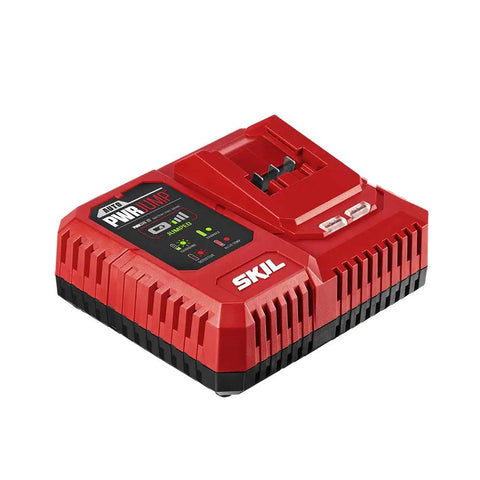 Powercore 20 Auto Pwrjump Charger Tool Only With 5 Minute Fast Charge, red charger with LED status lights