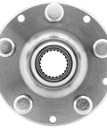 Front view of Two Pack Rear Wheel Hub Bearing Assembly With Repair Kit For Impreza Forester Legacy AWD Models 1992-2007