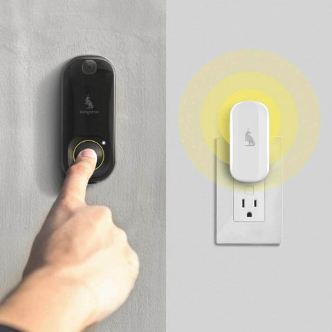 Photo Doorbell With Indoor Chime, Get Still Image Snaps When Motion Or Doorbell Is Detected, No Live Video, WiFi Required, installed view