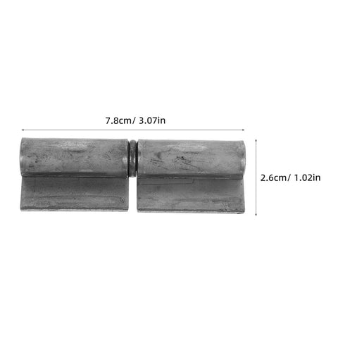 Heavy Duty Lift Off Steel Flag Hinges Weld On For Door Removable Door Hinges Quiet Operation Smooth Swing High Strength Steel Flag Hinges For Industrial And Home Use 7.8cm
