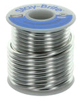 Stay Brite Silver Bearing Lead Free Solder 1 Eighth Inch Diameter 1 Pound Spool Pro Grade coiled on a gray spool