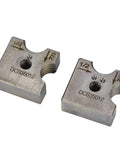 Heavy Duty Half Inch Replacement Cutting Die Set For Cutting Tools, Hardened Steel Construction, Laser Etched Size Markings