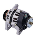 Close-up of 2000W Permanent Magnet Generator for agriculture with pure copper motor, two-wheel portable design