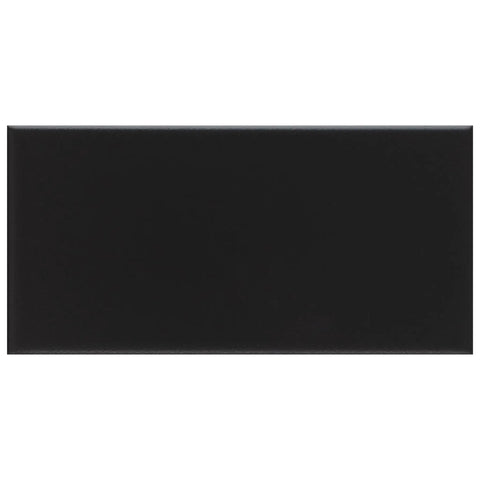 Crown Heights Matte Black Ceramic Wall Tile 3x6 In Glazed With Subtle Texture For Indoor Walls Grade 1 Wall Tile 0.27 In Thick Great For Kitchens And Bathrooms