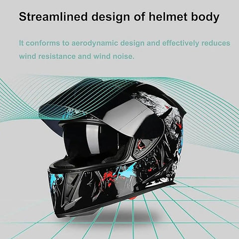 Four Seasons Full Face Helmet with DOT ✓