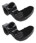 Built Tough Metal Fishing Reel Backstop Switch Replacement Spinner Wheel Repair Kit Dark Gray close-up of two metal parts for installation.