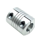 9.5 By 12.7 Millimeter Flexible Shaft Coupling Aluminum D25 L30 Rigid And Flexible Coupler Three Eighths By One Half Inch CNC Machines