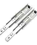 Rock Solid Heavy Duty Five Inch Full Extension Drawer Slides for Cabinets and Dresser Drawers telescoping rails ball bearing undermount glide