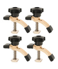 4 Piece Mini Hold Down Clamp Kit For CNC Routers Ideal For Woodworking And Metalworking Compatible With 3018 Series Machines Like 3018 Pro Max And 3018 Pro Ultra Compact 65mm Long 20mm Wide 62mm High Clamps That Grip Materials Up To 1.77 Inches. Four mini CNC hold down clamps with screw bases