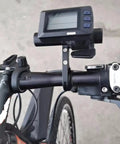 Carbon Fiber Bike Handlebar Extender With Double Clamp Mount for Lights GPS Phone Holder on bicycle handlebar