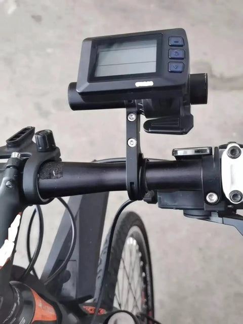 Carbon Fiber Bike Handlebar Extender With Double Clamp Mount for Lights GPS Phone Holder on bicycle handlebar