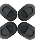 4-piece rubber Floor Pan Drain Plug Kit for Jeep Wrangler JK JL 2014 to 2025 and Gladiator JT 2020 to 2025