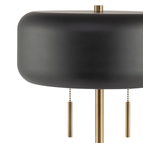 Set Of Two 27 Inch Table Lamps In Bronze Finish With Beige Shades, Classic Desk And Bedside Lighting Duo, 6 Foot Cord, On Off Switch