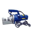 Portable Electric Rebar Cutter And Bender Tool For Construction Sites Heavy Duty Hydra RC25 with power cord and sturdy handle.