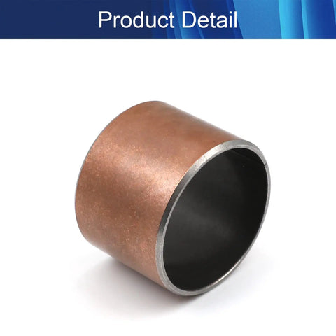 Heavy Duty 50Mm X 55Mm X 40Mm Oilless Sleeve Bearing With Sintered Bronze Backed Copper Core, showing detail of bronze construction.
