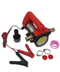 Self Priming Transfer Pump That Sucks Liquids Fast So You Can Drain Or Fill Any Tank Without The Hassle While Powering Bidirectional Fluid Flow For Cars And Trucks At 50 Liters Per Minute with accessories and connectors
