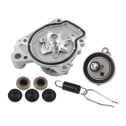 Timing Belt Kit With Water Pump And Tensioner For Honda Civic 2001 2002 2003 2004 2005 1.7L L4 SOHC Non Si DX LX EX HX GX components