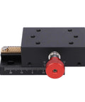 Mini Sliding Linear Stage For Woodworking Tools X Axis Travel 60x40x30mm Manual Fine Tuning Aluminum Alloy Construction