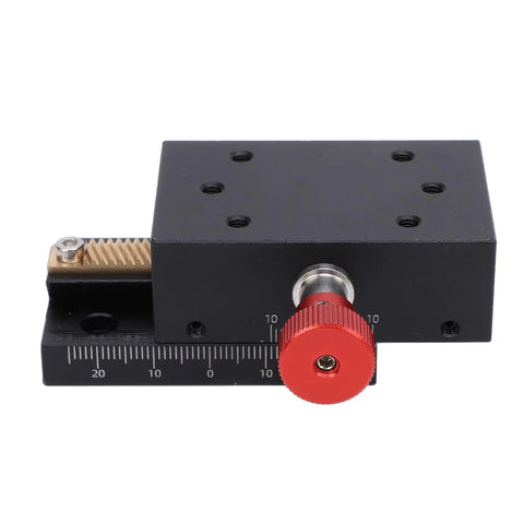 Mini Sliding Linear Stage For Woodworking Tools X Axis Travel 60x40x30mm Manual Fine Tuning Aluminum Alloy Construction