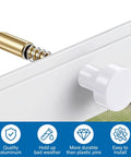 Top Rated 12 Pack Window Screen Replacement Plunger Pins And High Grade Spring Clips Repair Kit showing aluminum pin and spring in installation.