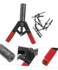Check Out This Awesome Cabilock Mini Rivet Gun Set Manual Tool Kit For Serious DIYers Who Need A Durable Riveter Machine That Sets Rivnuts Perfectly In One Quick Stroke With Its Ergonomic Design, black-red manual rivet gun with rivets