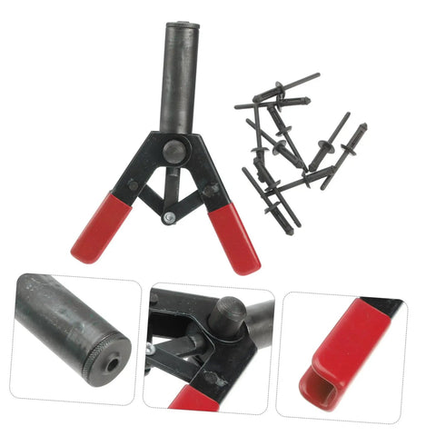 Check Out This Awesome Cabilock Mini Rivet Gun Set Manual Tool Kit For Serious DIYers Who Need A Durable Riveter Machine That Sets Rivnuts Perfectly In One Quick Stroke With Its Ergonomic Design, black-red manual rivet gun with rivets