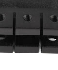 Close-up of Electric Scooter Folding Clamp 10 Inch Aluminum Alloy Vertical Rod Built Tough Rugged Lock heavy duty bolts.
