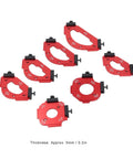 Hella Precise Router Corner Jig Radius Template Set R10 To R60 Heavy Duty Aluminum guides with radii markings for woodworking.
